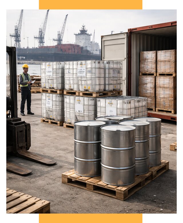 Доставка химического сырья из Индии от 253200 р. | СетСервис-Мжг