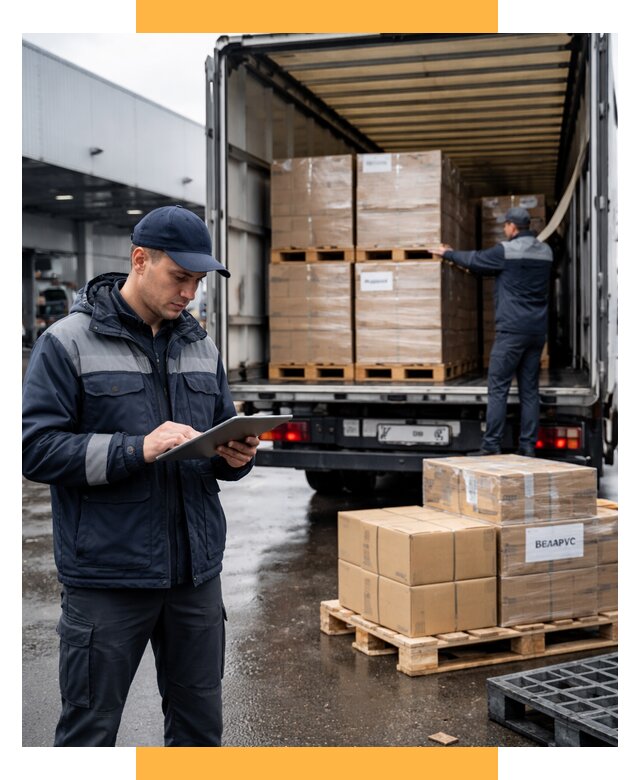 Доставка грузов из Беларуси от 15192 р. логистика СетСервис-Мжг