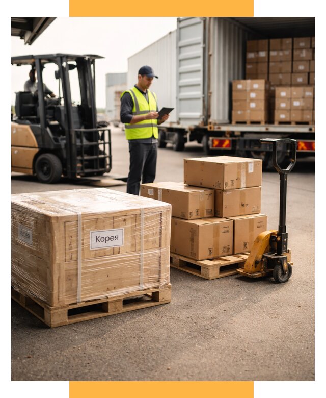 Доставка грузов в Корею из России от 35448 р. | СетСервис-Мжг