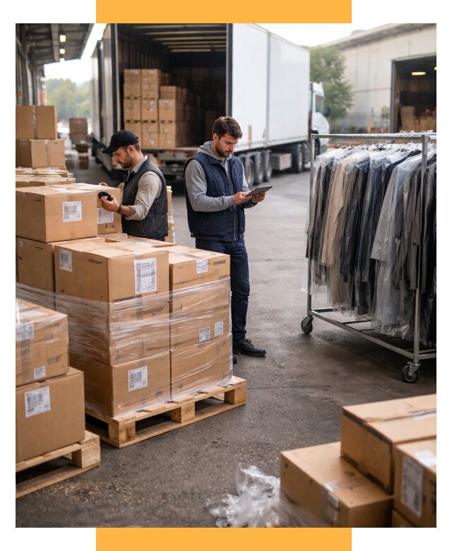 Перевозка и доставка одежды из Китая от 7596 р., СетСервис-Мжг