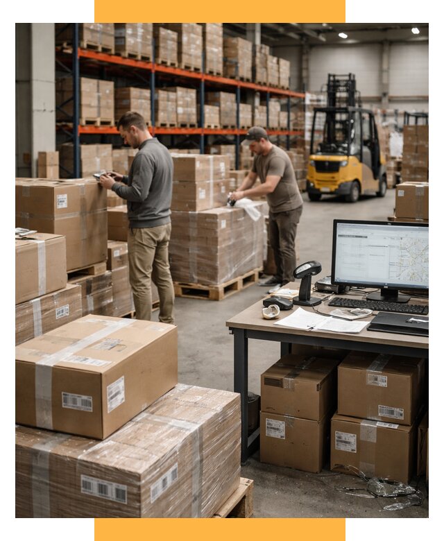 Склад консолидации в Европе от 6583 р., услуги СетСервис-Мжг