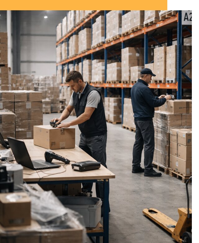 Склад консолидации в Европе: хранение, сортировка от 6583